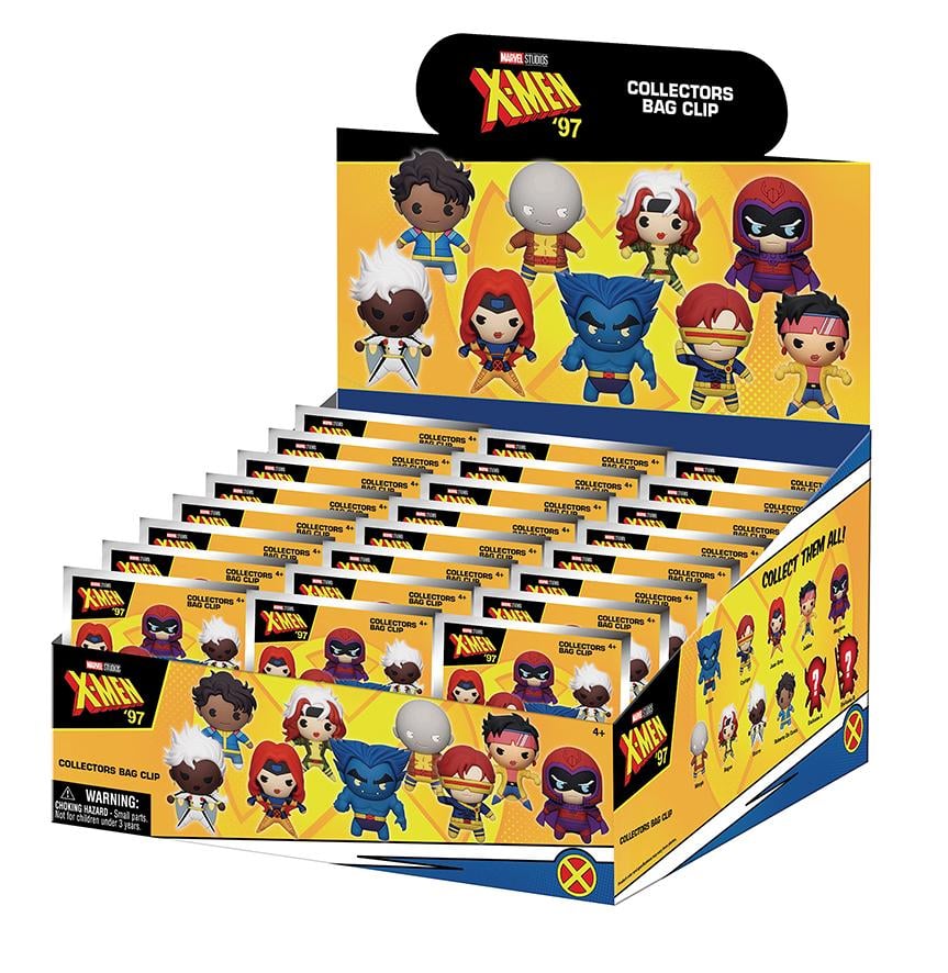 X-MEN '97 - 3D Foam Bag Clip (Display 24 Pcs)