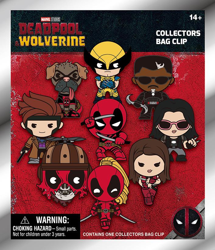 DEADPOOL - Series 1 - 3D Foam Bag Clip (Display 24 Pcs)