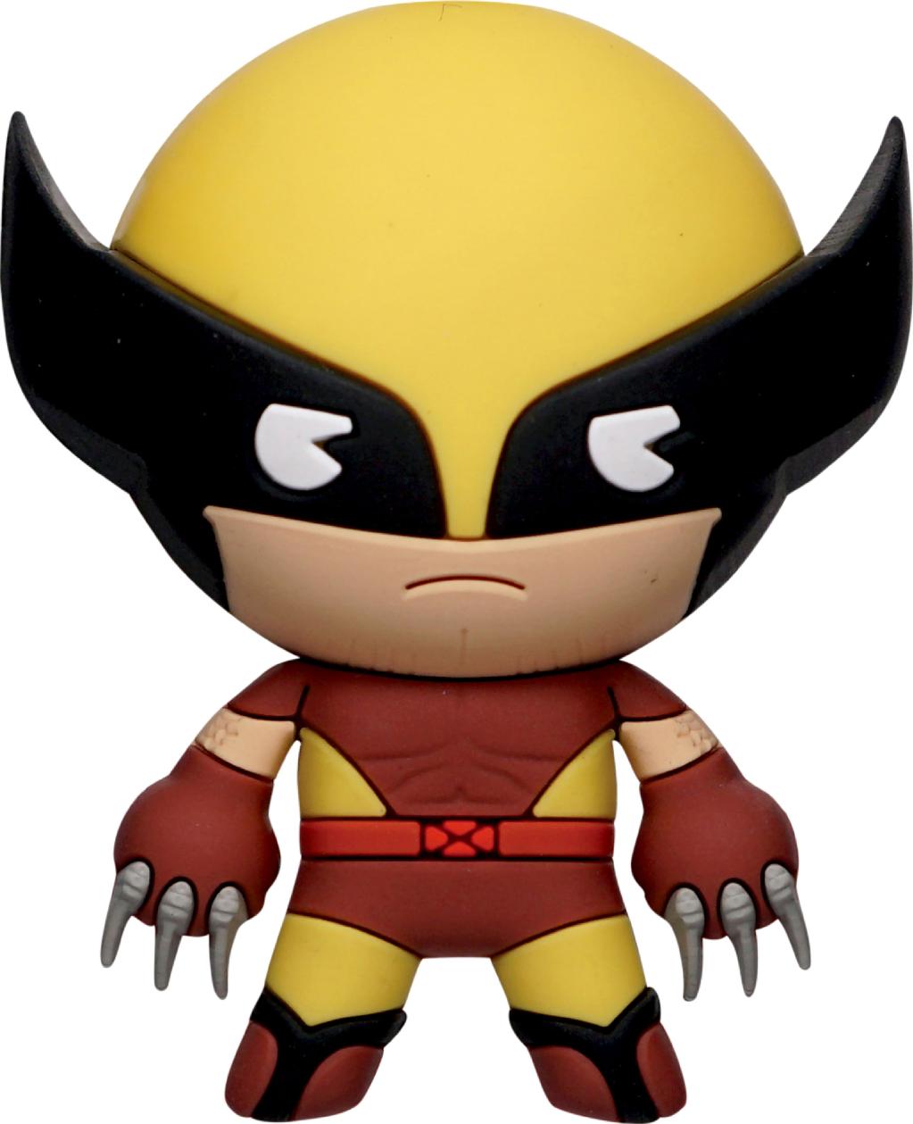 MARVEL - Wolverine (Tenue Brun) - Aimant à collectionner en mousse 3D