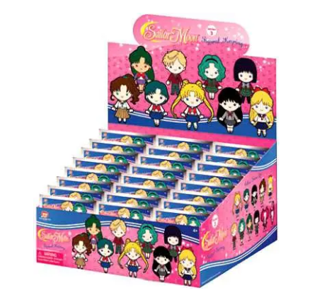 SAILOR MOON -  Series 3 - 3D Foam Bag Clip (Display 24 Pcs)