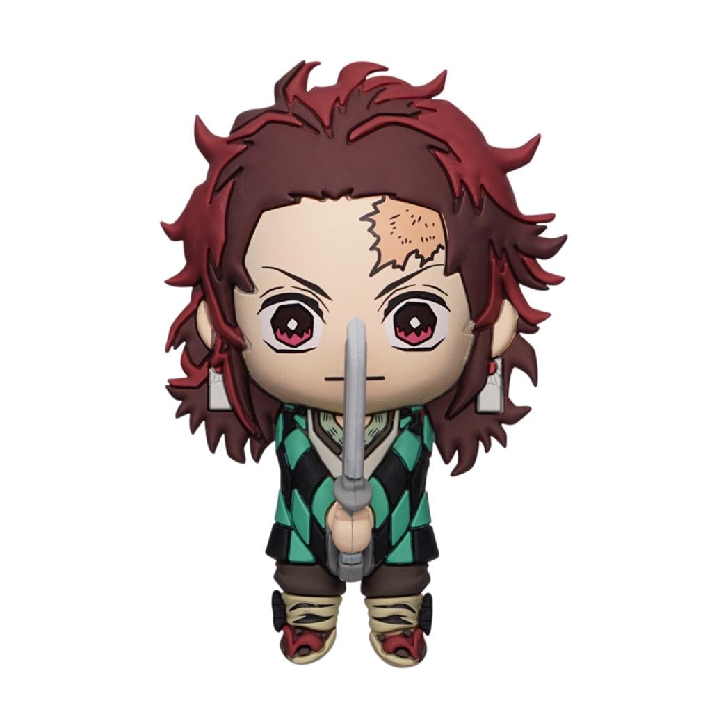 DEMON SLAYER - Bloody Tanjiro - Aimant à collectionner en mousse 3D