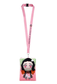 DEMON SLAYER - Nezuko Deluxe - Lanyard avec pochette porte-cartes