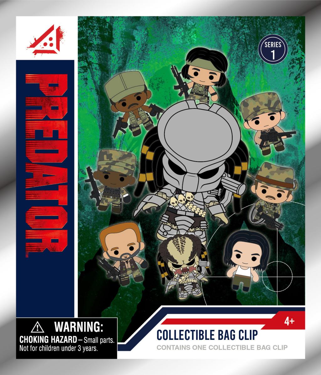 PREDATOR - Series 1 - 3D Foam Bag Clip (Display 24 Pcs)