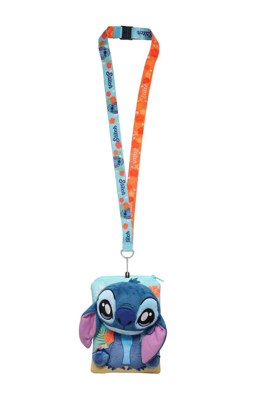 DISNEY - Stitch Sitting "Deluxe" - Lanyard avec pochette porte-cartes