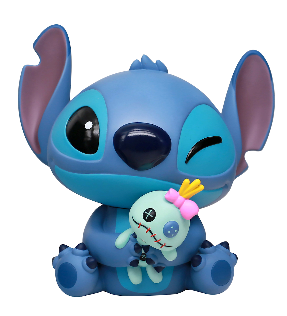 DISNEY - Stitch & Scrump - Tirelire 18cm dans boîte en acétane