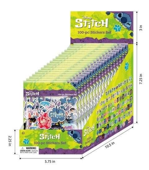 LILO & STITCH - Set de 100 Stickers (Display de 20)