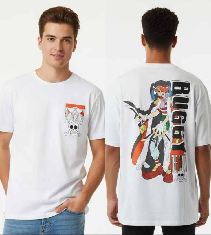 ONE PIECE - Buggy - T-Shirt Homme (XXL)
