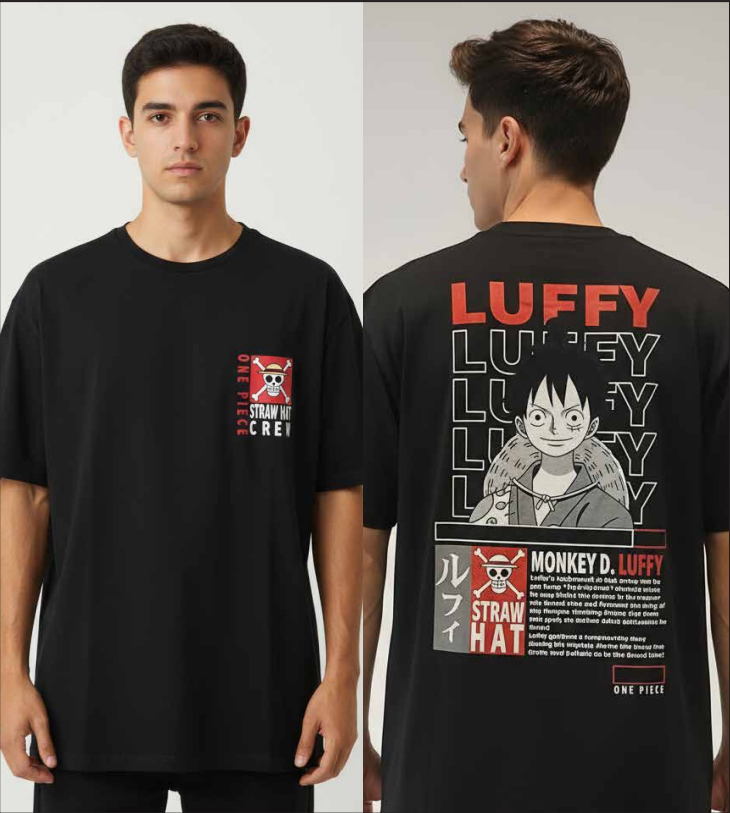 ONE PIECE - Monkey D. Luffy - T-Shirt Homme (L)