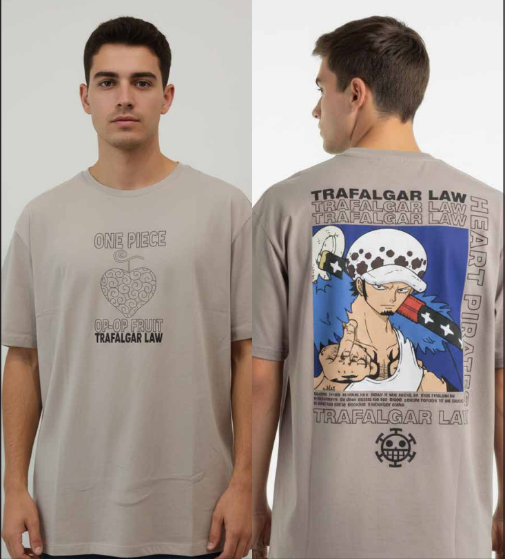 ONE PIECE - Trafalgar Law - T-Shirt Homme (XL)