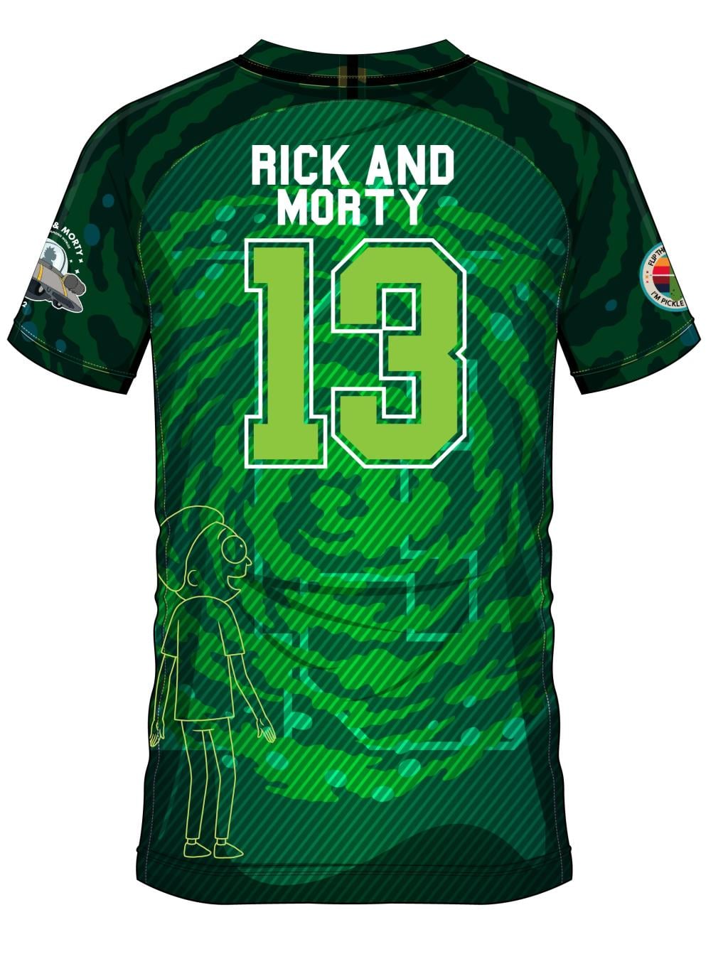 RICK & MORTY - Rick & Morty 13 - Maillot de Foot Homme (M)