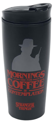 STRANGER THINGS - Coffee and Contemplation - Mug de voyage métal 450ml