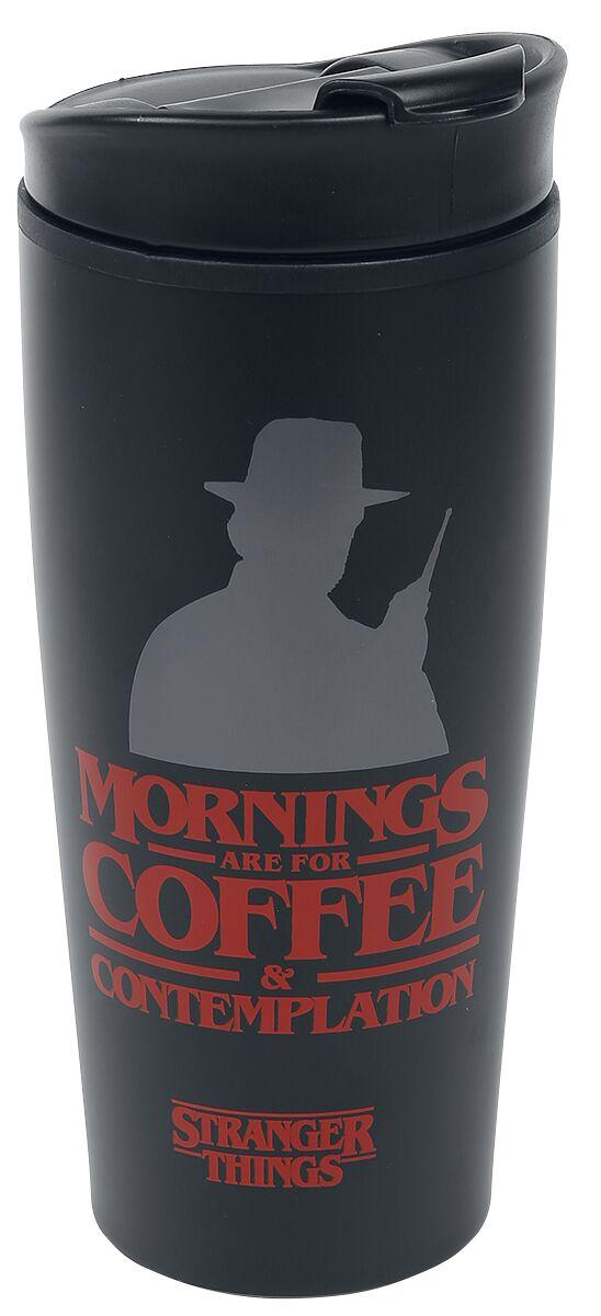 STRANGER THINGS - Coffee and Contemplation - Mug de voyage métal 450ml