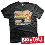 MTV - T-Shirt Big & Tall - Hamburger (4XL)