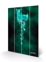 HARRY POTTER - Doe Patronus - Impression sur bois 20x29.5