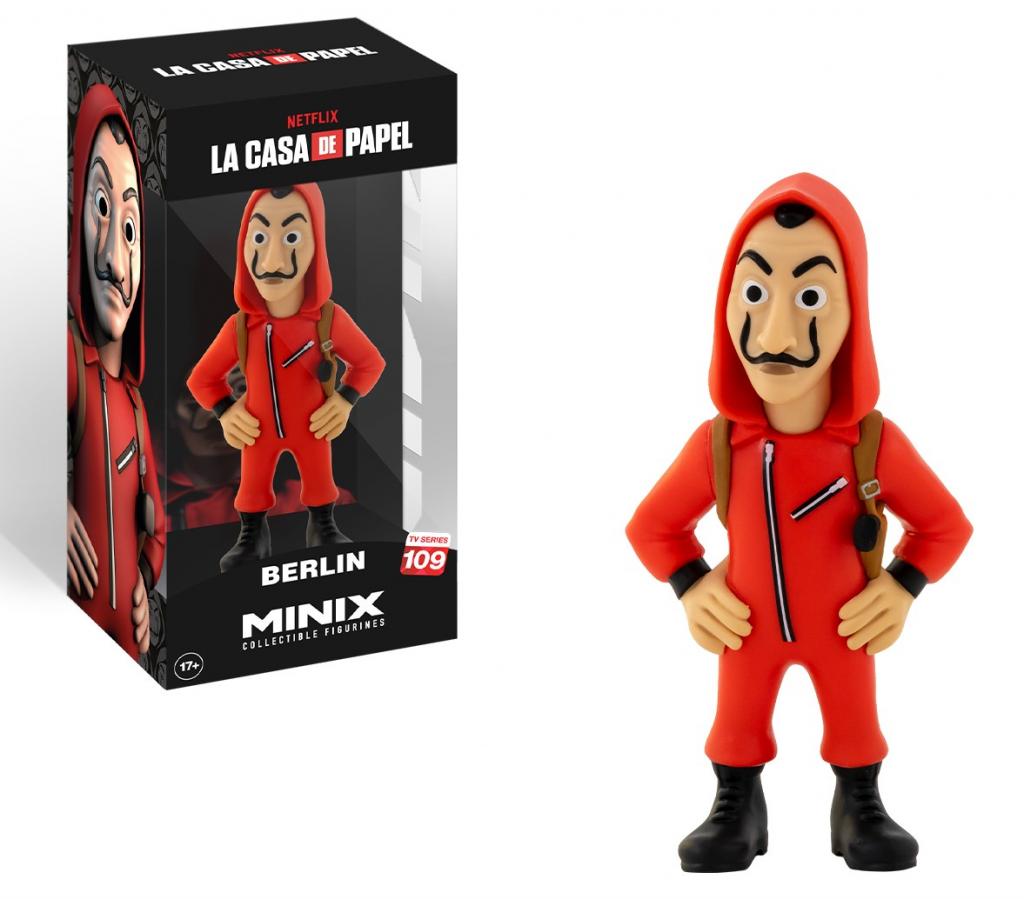LA CASA DE PAPEL - Berlin avec Masque - Figurine Minix 12cm