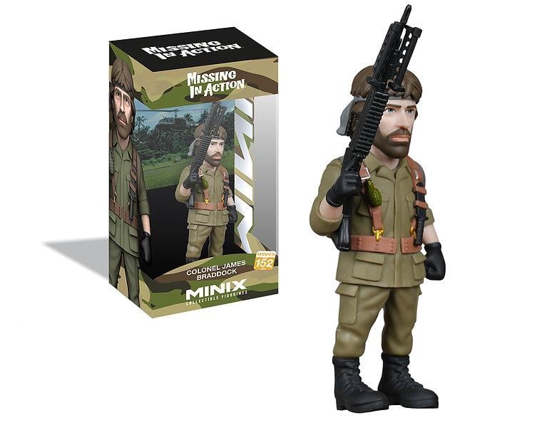 PORTES DISPARUS - Chuck Norris - Figurine Minix 12cm