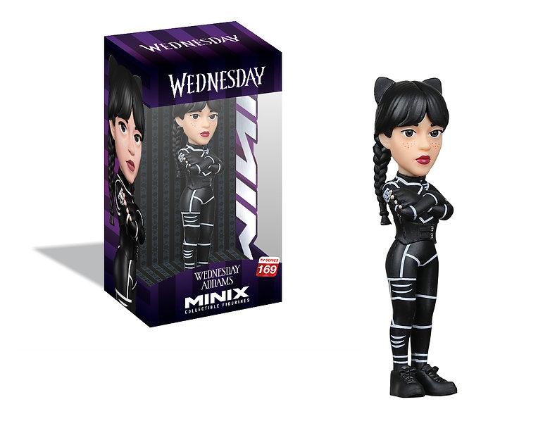 MERCREDI - Mercredy Addams en chat - Figurine Minix 12cm
