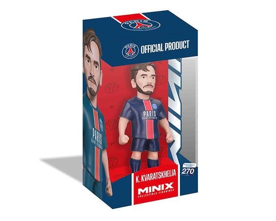 PSG - Kvarayskhelia - Figurine Minix 12cm