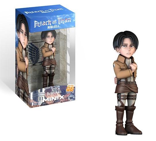 L'ATTAQUE DES TITANS - Levi Ackerman - Figurine Minix # 12cm
