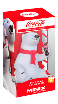 COCA COLA - Ours Polaire - Figurine Minix 12cm