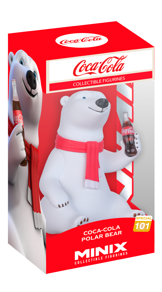COCA COLA - Ours Polaire - Figurine Minix 12cm