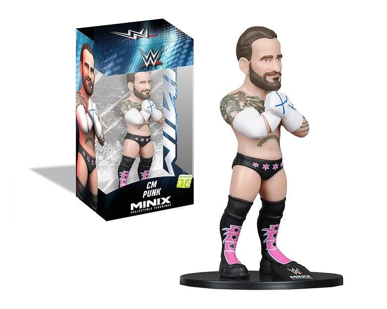 WWE - CM Punk - Figurine Minix 12cm