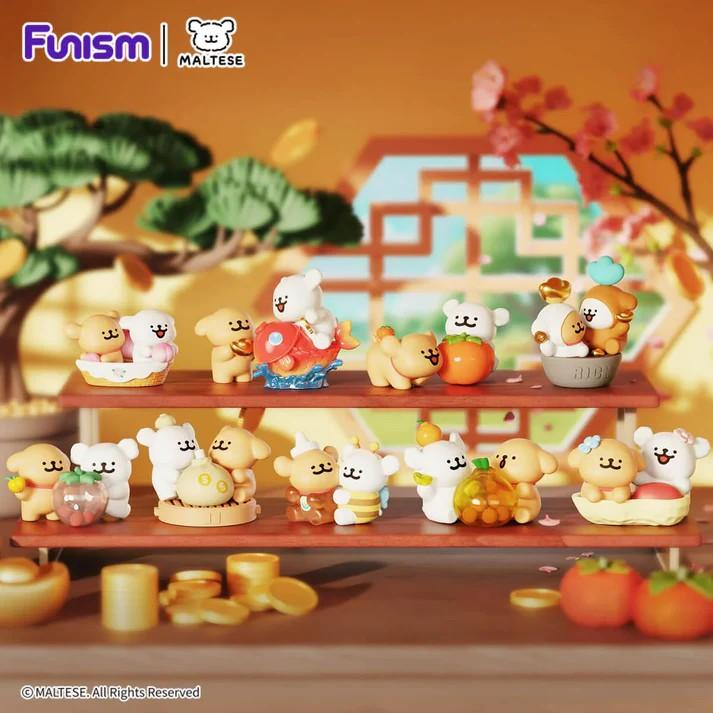 MALTESE - Lucky Paws Series - Blind Box Set 8 Figurine