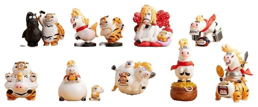ALEXANDER THE FAT TIGER -Real crazy Horse Series -Blind Box Set 8 Fig.
