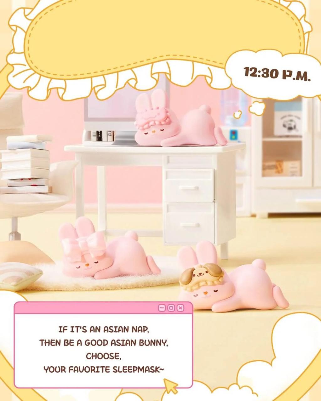 MOMO BUNNY - 24h Life Diary Series - Blind Box Set 4 Figurine