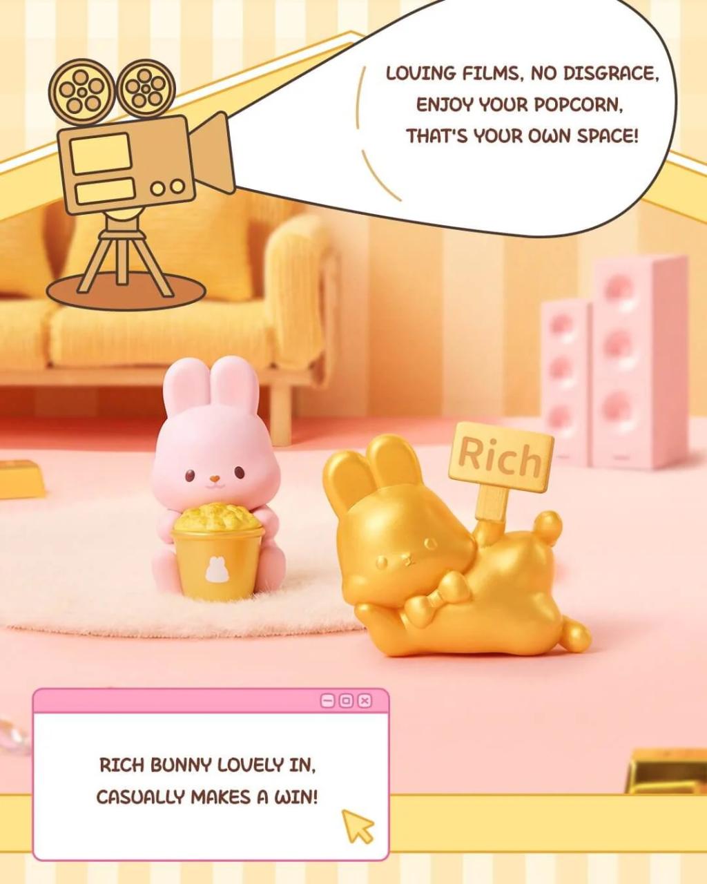 MOMO BUNNY - 24h Life Diary Series - Blind Box Set 4 Figurine