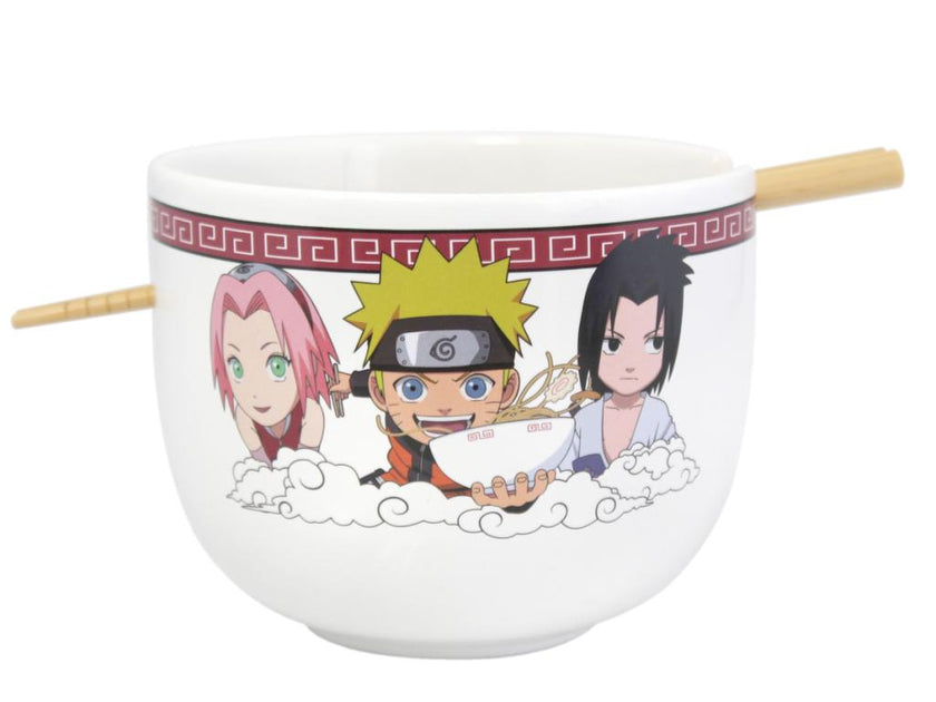 NARUTO - Bol à Ramen avec Baguette 414ml - Team Seven