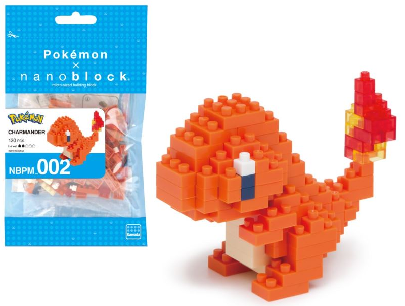 POKEMON - Salamèche - Figurine Nanoblock 10cm