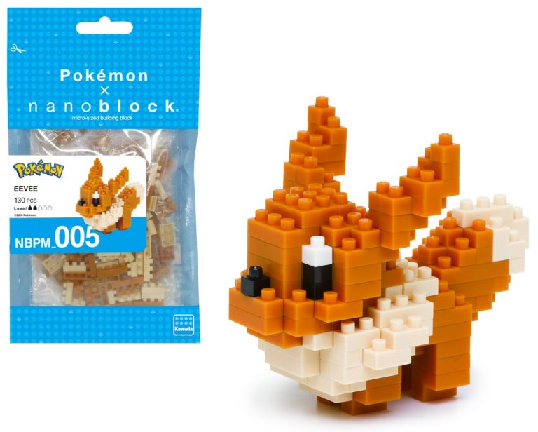 POKEMON - Evoli - Figurine Nanoblock 10cm