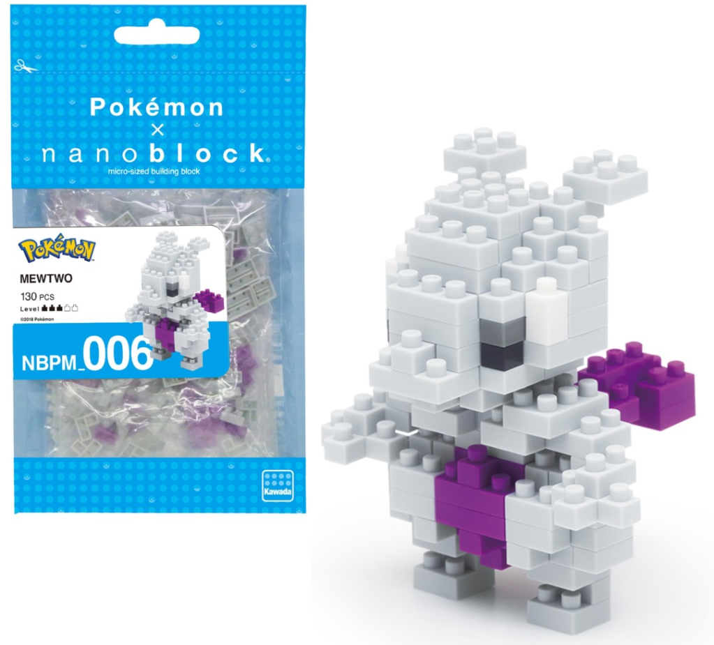 POKEMON - Mewtwo - Figurine Nanoblock 10cm