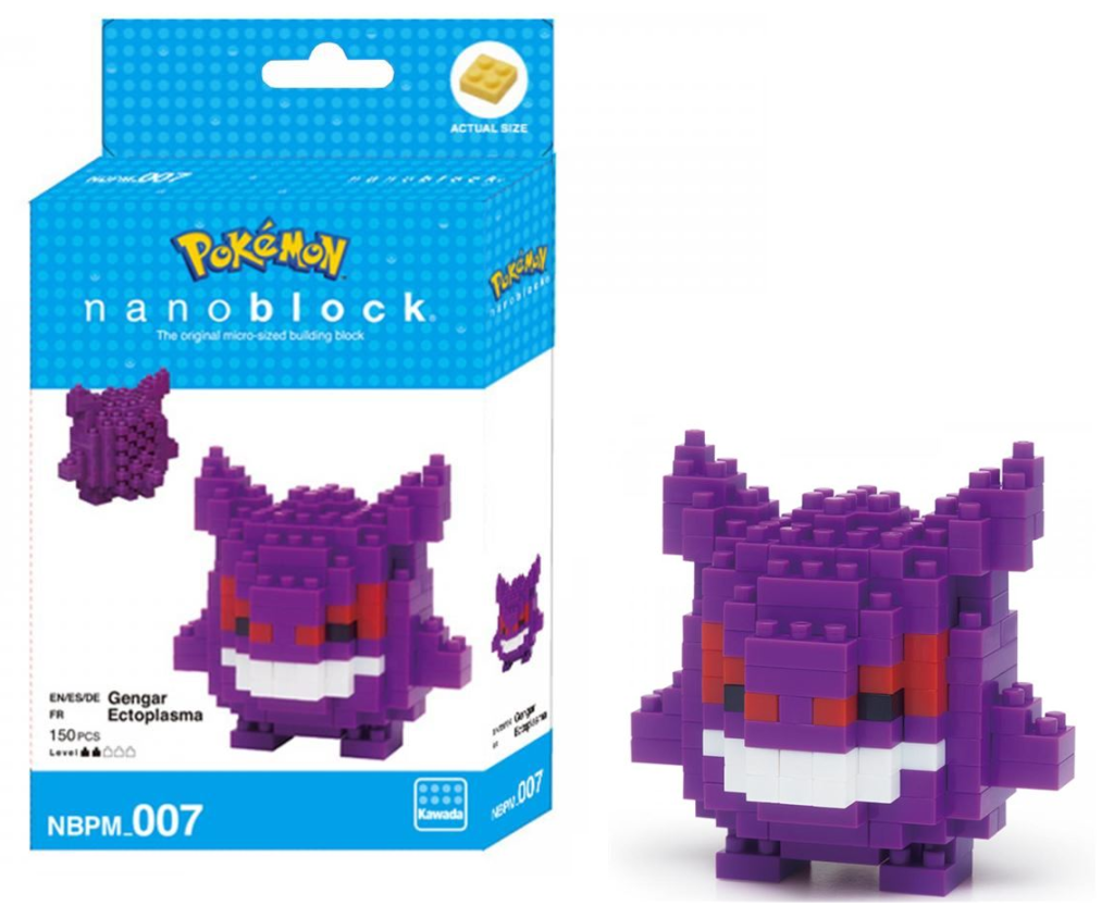 POKEMON - Ectoplasma - Figurine Nanoblock 10cm