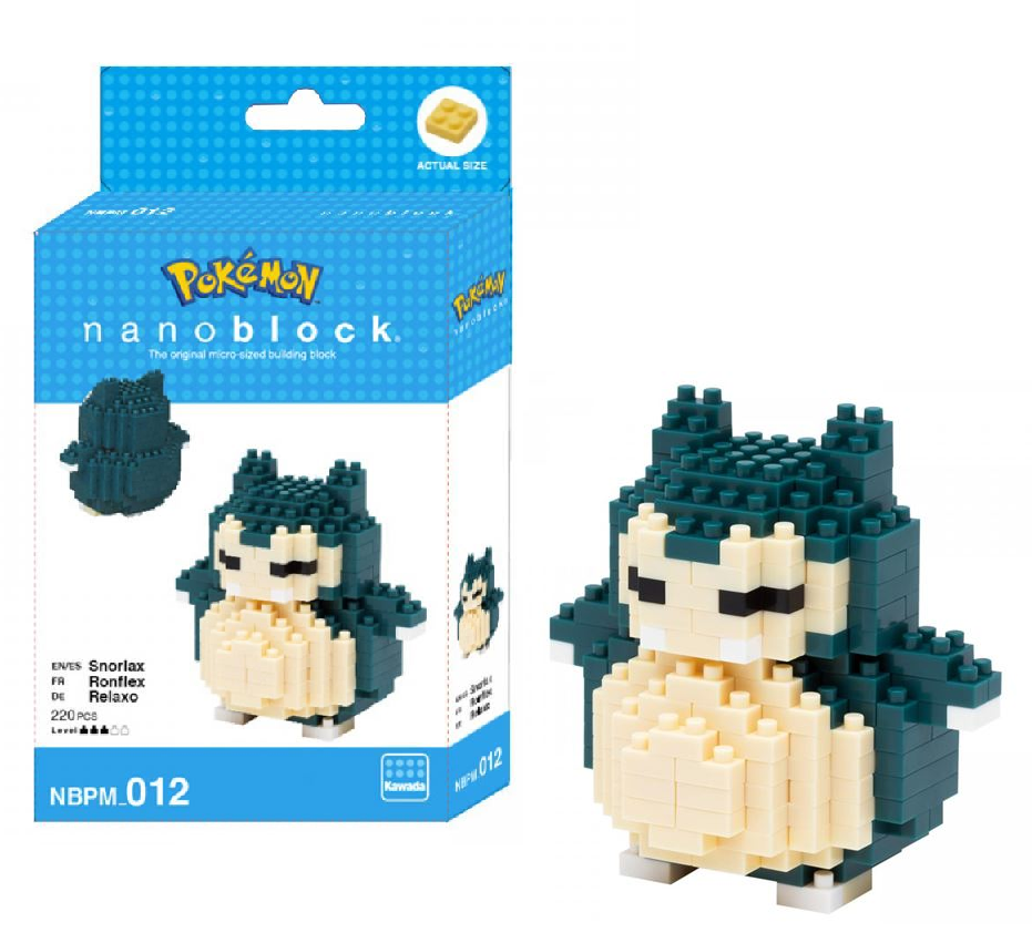 POKEMON - Ronflex - Figurine Nanoblock 10cm