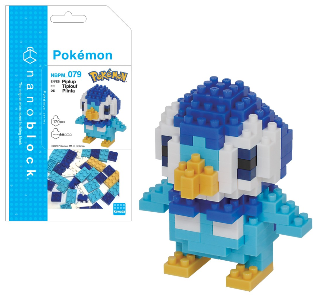 POKEMON - Tiplouf - Figurine Nanoblock 10cm