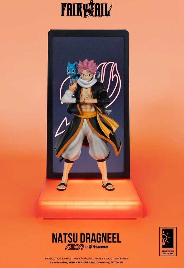 FAIRY TAIL - Natsu Dragneel - Figurine Neon by Tsume 25cm