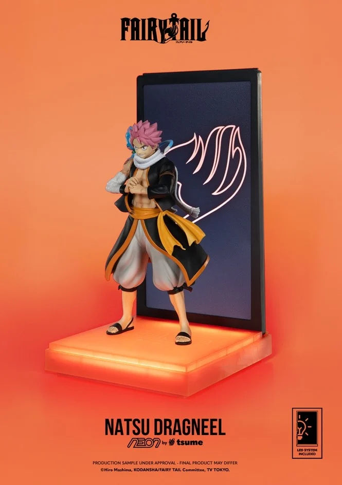 FAIRY TAIL - Natsu Dragneel - Figurine Neon by Tsume 25cm