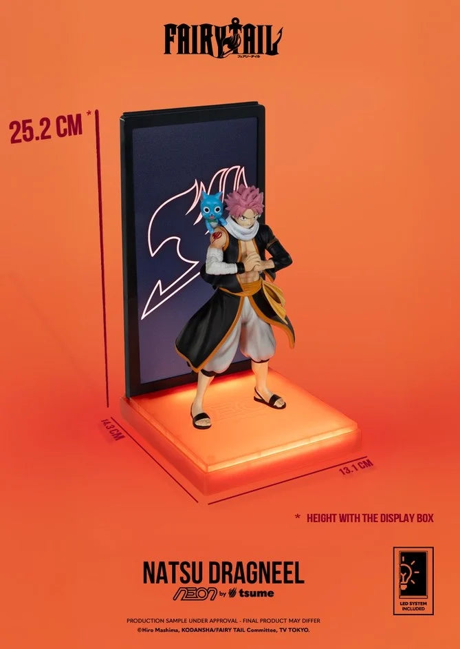 FAIRY TAIL - Natsu Dragneel - Figurine Neon by Tsume 25cm