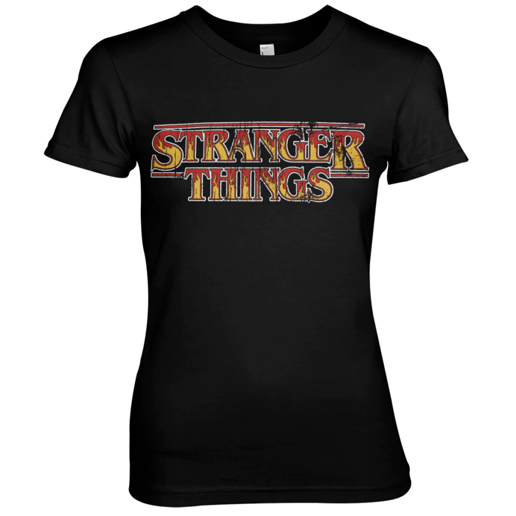 STRANGER THINGS - Fire Logo - T-Shirt Femme (XL)
