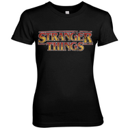 STRANGER THINGS - Fire Logo - T-Shirt Femme (XL)