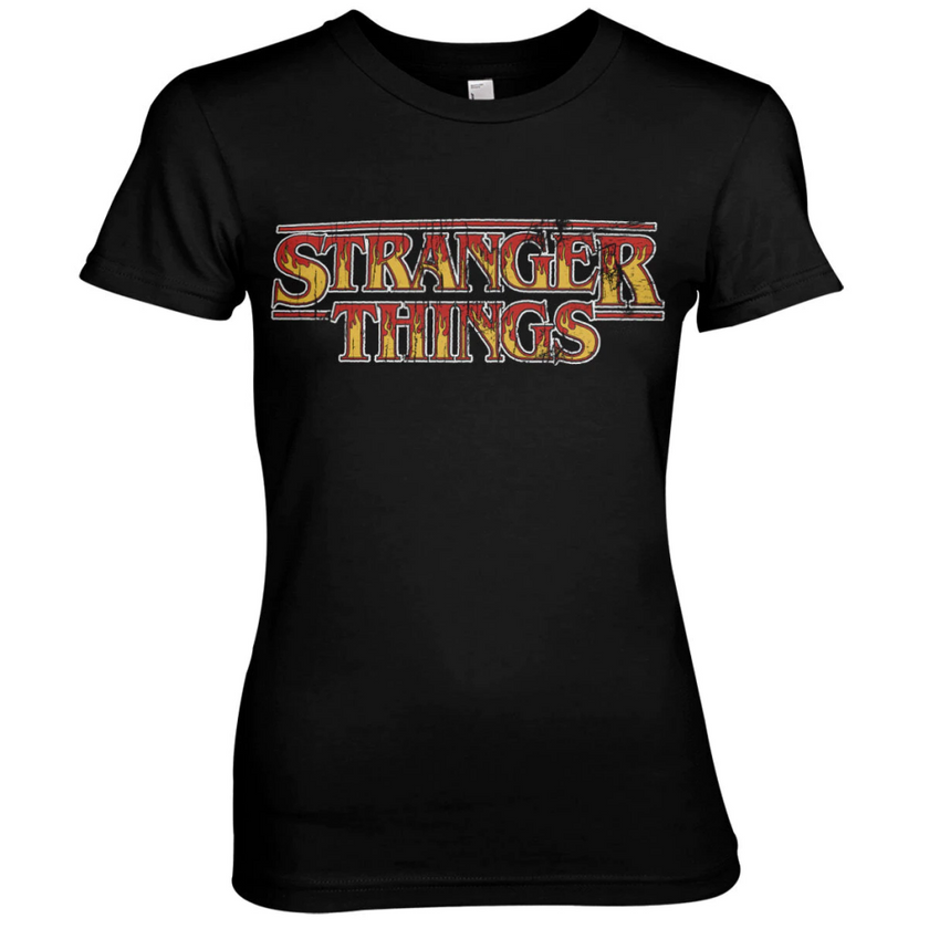 STRANGER THINGS - Fire Logo - T-Shirt Femme (XL)