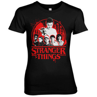 STRANGER THINGS - Distressed - T-Shirt Femme (XXL)