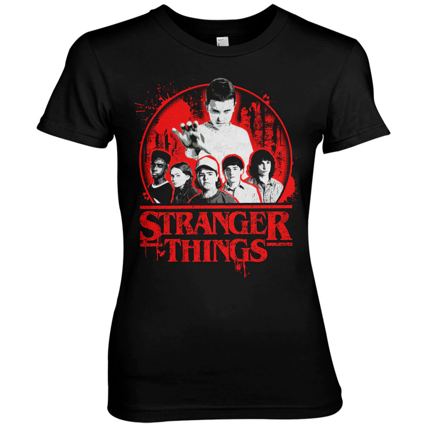 STRANGER THINGS - Distressed - T-Shirt Femme (XXL)