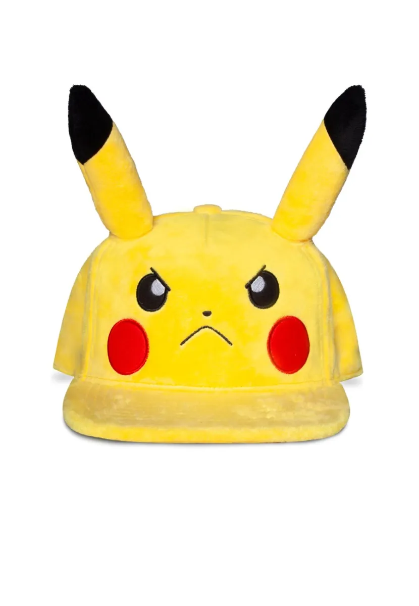POKEMON - Pikachu Faché - Casquette Novelty Plush