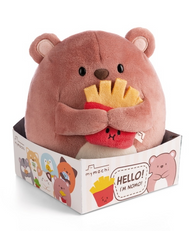 BIG FRIENDS - Ours Nomo avec frites - Peluche 27cm