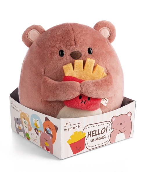 BIG FRIENDS - Ours Nomo avec frites - Peluche 27cm