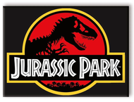 JURASSIC PARK - Logo - aimant 6.3x8.9cm