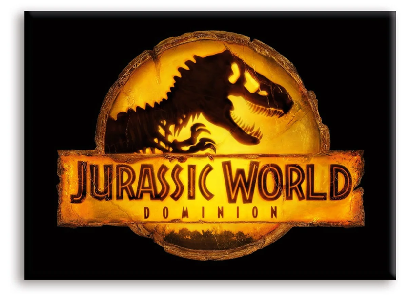 JURASSIC WORLD - Logo - aimant 6.3x8.9cm